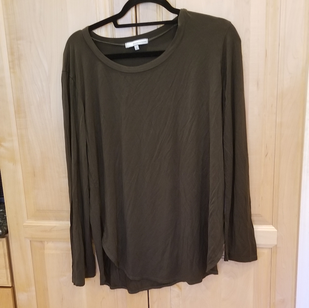 Emma's Closet Long Sleeve Shirt Green L EUC